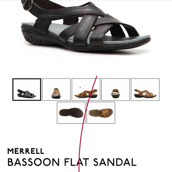 merrell bassoon flat sandal